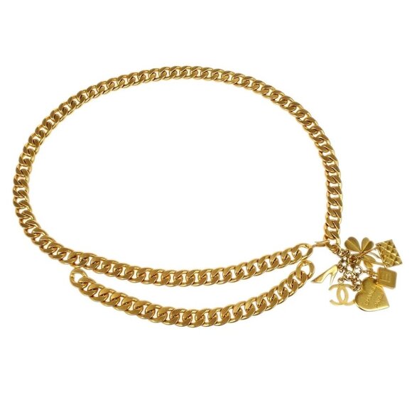 Chanel Icon Chain Belt Gold 95A - Picture 1 of 4